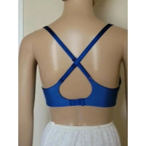 Victoria's Secret  Push-up Underwire blue Bra size 34D - Picture 3 of 7